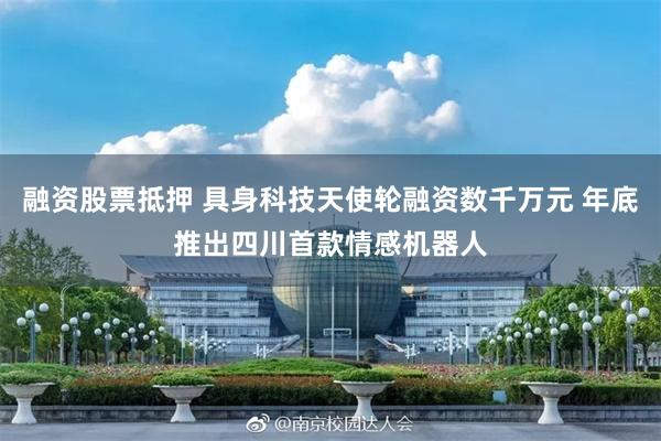 融资股票抵押 具身科技天使轮融资数千万元 年底推出四川首款情感机器人